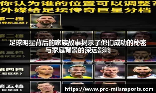 足球明星背后的家族故事揭示了他们成功的秘密与家庭背景的深远影响
